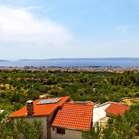 House In With Large Terrace And Mountain View